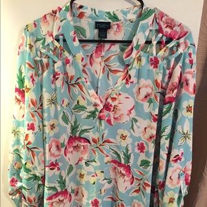 Floral top 2xl